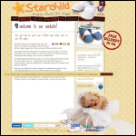 Screen shot of the Starchild Shoes Ltd website.