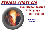 Screen shot of the Express Alloys Ltd website.