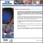 Screen shot of the Stm Rewinds Ltd website.