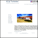 Screen shot of the Turbotec Products Plc website.