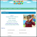 Screen shot of the The Hamptons Day Nursery Ltd website.