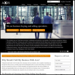 Screen shot of the Axis Partnership Uk Ltd website.