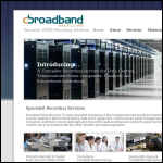 Screen shot of the Broadband Recycling Ltd website.