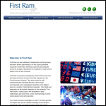 Screen shot of the First Ram Ltd website.