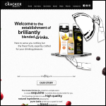 Screen shot of the Cracker Drinks Co. Ltd website.