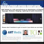 Screen shot of the Amt Media Ltd website.