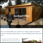 Screen shot of the Garden 2 Office Ltd website.