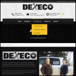 Screen shot of the Dexeco Ltd website.
