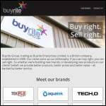 Screen shot of the Buyrite Enterprises Ltd website.