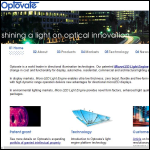 Screen shot of the Optovate Ltd website.