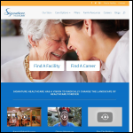 Screen shot of the Signature Healthcare Communications Ltd website.