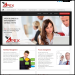 Screen shot of the Apex Business Management (UK) Ltd website.