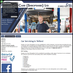 Screen shot of the Premier Car Care (Shropshire) Ltd website.
