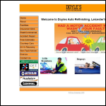 Screen shot of the Doyle's Auto Refinishing Ltd website.