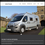 Screen shot of the Vantage Leisure Ltd website.