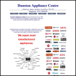 Screen shot of the Dunston (Electrical Services) Ltd website.
