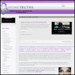 Screen shot of the Hometruths Co-operative Ltd website.