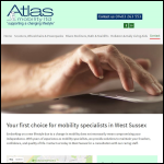 Screen shot of the Atlas Mobility Ltd website.