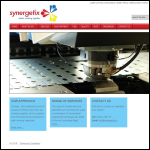 Screen shot of the Synergetix Ltd website.
