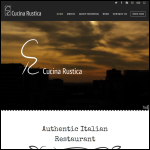 Screen shot of the Cucina Rustica Ltd website.