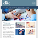 Screen shot of the Elite Fs Ltd website.