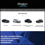 Screen shot of the Chauffeurs in Chester Ltd website.