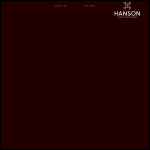 Screen shot of the Hanson Asset Management Ltd website.