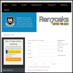 Screen shot of the Ren7oaks Ltd website.