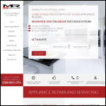 Screen shot of the Mixrepairs Ltd website.