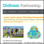 Screen shot of the Oldham Leadership in Education Partnership website.