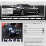 Screen shot of the Befria Cars Ltd website.