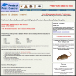 Screen shot of the Prevent Pest Control Southern Ltd website.