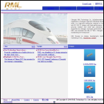 Screen shot of the Rml Technology Ltd website.