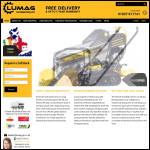 Screen shot of the Lumag Ltd website.