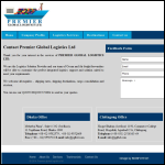 Screen shot of the Premier Global Logistics Ltd website.