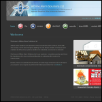 Screen shot of the Alarm Solutions Ltd website.