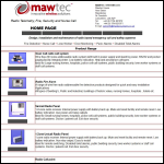 Screen shot of the Mawtec Systems Ltd website.