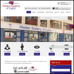 Screen shot of the Preston Academy Ltd website.