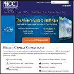 Screen shot of the Capital Health Consulting Ltd website.