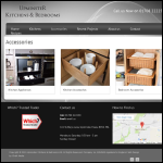 Screen shot of the Upminster Kitchens & Bedrooms Ltd website.
