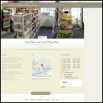 Screen shot of the West Tanfield Village Store Ltd website.