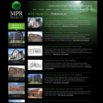 Screen shot of the Mpr Property Investments Ltd website.
