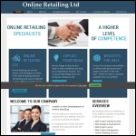 Screen shot of the Online Retailing Ltd website.