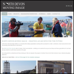 Screen shot of the North Devon Moving Image Cic website.