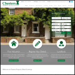 Screen shot of the Chesters Property Sales Ltd website.