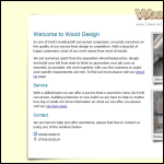 Screen shot of the Wood Designer Ltd website.