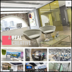 Screen shot of the 4 Real Creative Ltd website.
