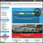 Screen shot of the Extreme Tyres Ltd website.