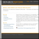 Screen shot of the Monarch Partners website.