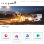 Screen shot of the Blandfords LLP website.